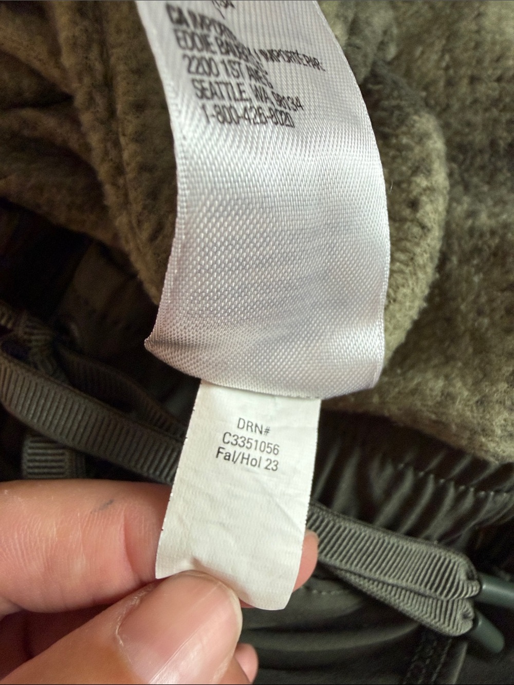 Eddie Bauer Army Green Drawstring Cargo Joggers - Picture 13 of 14